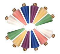 Healvian 12 Pieces Nail Pen Wax Gems Pen with Nail Picker Tip Dual-ended Metal and Wax Labor Saving Replacement Heads for DIY in Colours