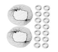 Healvian 120pcs Invisible Elastic Hair Nets with Soft Non-irritating Mesh Edge Lightweight Ballet Dance Bun Covers for Women and Quick Application for Food Service and Stage Use