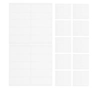 Healvian 120Pcs Writable Waterproof Washable Self-Adhesive No-Iron Fabric Clothing Labels for, 4.5X1.5Cm White Name Stickers for Daycare, School, and Water Bottles