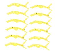 Healvian 12pcs Alligator Hair Clips Sectioning Clips for Salon Lightweight Hairdressing Accessories for Hair Makeup Washing Face