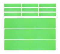 Healvian 12pcs Court Line Marker Flat Boundary Indicator Rectangular Pvc Wear Resistant High Visibility Precise Positioning for Indoor Court Marking Sports Ground