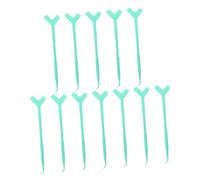 Healvian 12pcs False Eyelashes Y-Shaped Brush Lash Brushes Spoolies for Eyelash Lash Lift Tools