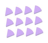 Healvian 12pcs Makeup Puff Dual Use Beauty Sponge for Powder Foundation Soft High Resilience Comfortable Makeup Tool for Daily Professional Use Light Purple Color