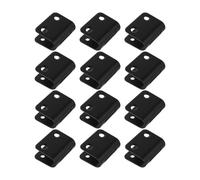 Healvian 12pcs Metal U-shaped Clips for Speaker Setups and Cabinets, Secure Connection Mounting Clamps with 13mm Groove, Sturdy Audio Speaker Brackets for Events and Theater Use