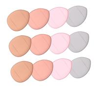 Healvian 12pcs Mini Portable Foundation Powder for Women Soft Skin Friendly Makeup Blending Sponges for Precise Application and Eyes Save Product Usage