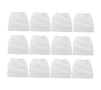 Healvian 12pcs Nail Dust Collector Bag for Vacuum Cleaner Hand Rest Nail Tech Dust Catcher Non-woven Material