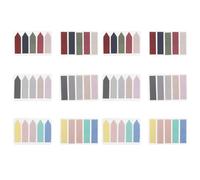 Healvian 12pcs Post Memos Memo Pads 1.77x0.71x0.04in Neat Edges Multi-purpose Creative Design Light Weight Office Stationery