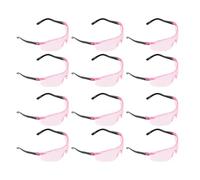 Healvian 12pcs Protective Goggles for with Lenses - Pink Safety Glasses Bulk Set for CS Gaming, Sports, Science Lab and Outdoor Eye Protection