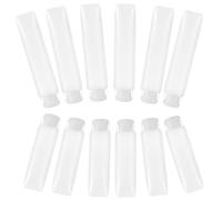 Healvian 12pcs Refillable Cosmetics Bottles with Leak-proof Caps, Portable 30ml and 50ml Pe Squeezable Tubes with Small Mouth for Controlling Liquid Flow, for Travel and Toiletry Bags