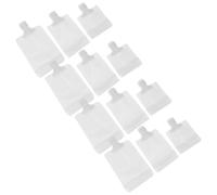 Healvian 12pcs Refillable Travel Squeeze Pouches for Lotion Portable and Reusable for Daily Use and Outdoor Activities