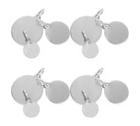 Healvian 12PCS Stainless Steel Shooting Training Targets Set, Small Portable Hanging Targets with 2cm 3cm 4cm Diameter for Indoor and Outdoor Practice