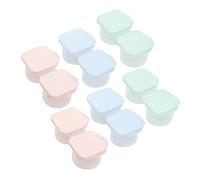 Healvian 12pcs Sturdy Lens Case Bulk Supplies Portable Lens Soak Storage for Blue Contacts Easy to Open for Family Gifts