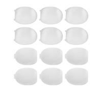 Healvian 12pcs Table Tennis Paddle Protector Film with Double-sided Pvc Cover, Full Coverage Design for Racket Rubber Protection and Comfortable Grip, for Storage and Matches
