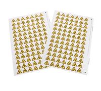 Healvian 150pcs Ionising Radiation Warning Stickers Self-adhesive Laser Caution Labels 2.5cm Safety Signs for Industrial Doors Windows Office Use