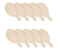 Healvian 15pcs Mini Wooden Cutting Boards 23x16cm Unfinished Craft Paddles with Handle for DIY Kitchen Decor, Charcuterie Boards, Fruit Serving in Home and Party Use