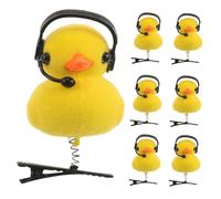 Healvian 15pcs Yellow Duck Hair Clips Cute Cartoon Animal Barrettes for Adults Secure Alligator Pin Design Whimsical Party Accessories for Holiday and Family Gatherings