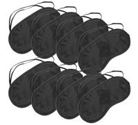 Healvian 16pcs Disposable Eye Mask Blindfold Simple Design Comfortable Lightweight Polyester for Camping and Hotel Use Helps Fall Asleep Faster