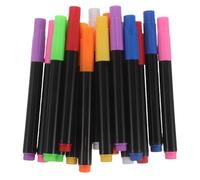 Healvian 16pcs Neon Liquid Chalk Markers with Fine Tips, Erasable Glass Window Drawing Pens, Fluorescent Art Supplies for LED Light Up Boards