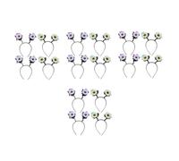 Healvian 16pcs Scary Eye Ball Headband for Halloween Parties Spooky Costume Prop Large Eyeballs Halloween Hair Band for Carnival Festivals
