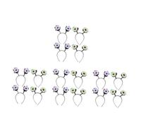 Healvian 16pcs Spooky Eyeball Headband Funny Halloween Party Accessory Flexible Spring Design for Scary Cosplay Character Performance