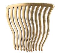 Healvian 1pc Brass Hair Comb Clip for Weddings Dinners Dances Handmade Bridal Accessory Three Design Elegant Styling Tool for Women
