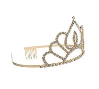 Healvian 1pc Delicate Rhinestone Bridal Headband for Girls Wedding Headdress Hair Accessory for Birthdays Proms and Special Occasions Design