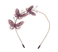 Healvian 1pc Embroidery Hair Hoop High-end Handmade Bridal Headdress for Weddings Parties Charming Hair Decoration for Fairy-like Look
