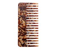 Healvian 1pc Stylish Anti-static Hair Comb Wide Tooth Detangler Comb for Household Use Comfortable Grip for All Hair Types