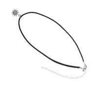 Healvian 1Pc Sun Pendant Fashion Choker Necklace Stylish Silver Clavicle Chain Jewelry for Women Accessory to Enhance Your Look and Impress Friends