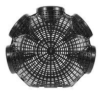 Healvian 1pcs Crab Eel Trap Net Trap Black Pp Reusable Detachable Large-capacity Fishing Cage for Outdoor Fishing and Saltwater Aquatic Creatures