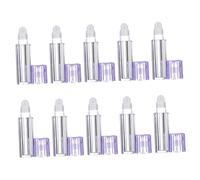 Healvian 1set Refillable Lip Oil Vials Cap Hydrating Lip Moisture Bottles for Smooth Application and Portable Use for and Travel