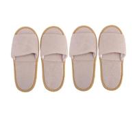 Healvian 2 Pairs Non Skid Travel Slippers Foldable Indoor Outdoor Hotel Slippers for Summer Use Lightweight and Washable for Guests and Vacation