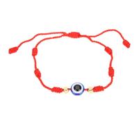 Healvian 2 Pcs Evil Eye Bracelet Red String Adjustable Hand Woven | Red String, Evil Eye Charm, Decorative Delicate Style, for Women, Flexible Comfortable Fit