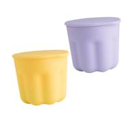 Healvian 2 Sets Silicone Makeup Brush Cleaning Bowl with Convex Dots Pad for Gentle Cleansing and Drying Rack Compact Cosmetic Brush Cleaner Kit for Makeup Tools