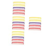 Healvian 20 pcs Giant Comb Party Favor Lightweight Durable Jumbo Clown Comb for Halloween Carnival Cosplay Stage Performances Creative Photography Prop with Red Yellow Purple Colors
