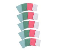 Healvian 20 Sheets Color Coded Nail Buffer with Grit Sandpaper Portable Manicure Tools for Natural and Acrylic Nails for Home and Salon Use