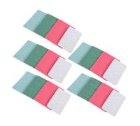 Healvian 20 Sheets Multi Grit Nail Sandpaper Grit Color Coded Manicure Tools Portable Nail Buffer and Files Home and Salon Use