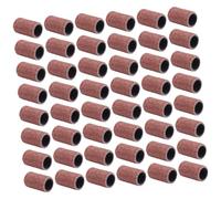 Healvian 200pcs Grit Sanding Bands for Nail Drill Mounted Cylindrical Grinding for Polishing Natural Artificial Nails Compatible Drills