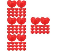 Healvian 200pcs Heart-Shaped Adhesive Bandages for Wounds First Aid Breathable Portable Patches for Outdoor Use Relief and Healing Cute Red Protection