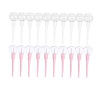 Healvian 20pcs 8ml Empty Lip Gloss Tubes Lollipop Shape Plastic Lip Gloss Balm Containers for Holding Oil and Refillable Small Tubes in Pink and White Random Color
