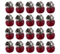 Healvian 20pcs Cherry Shape Resin Safety Brooch Buttons for Clothes, Clothing Accessory to Fix Collar, Suitable for Sweaters and Bags, Elegant All-match Style Decoration Pins for Dress