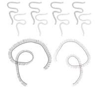 Healvian 20pcs Doll Eyelashes Strips for Crafting and Amigurumi Projects, Assorted Colour Eyelash Accessories with Lifelike Appearance, Easy to Apply Nylon and Pa Material for Doll Making