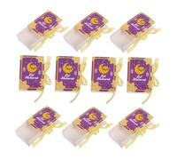 Healvian 20pcs Eid Mubarak Candy Containers for Party Favors Paper False Book Shaped Middle East Boxes Cardboard Sweet Packaging