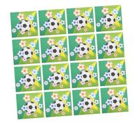 Healvian 20pcs Football Party Napkins Soccer Print Thick Paper for Birthday Sports Events Family Gatherings Holiday Camping Restaurant Table Decor