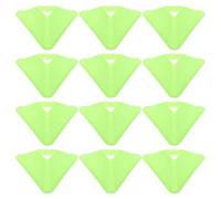 Healvian 20pcs Football Training Cones Soccer Training Discs Triangular Pe Cones Enhance Precision Enhance Agility for Soccer Basketball Sessions on The Field