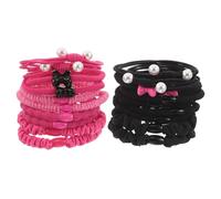 Healvian 20pcs High Elasticity Ponytail Hair Ties for Women Vibrant No-damage Hair Bands Stylish Scrunchies for Versatile Hairstyles and Giving