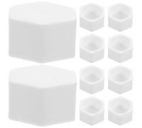Healvian 20pcs Inch Hexagonal Ppr Pipe End Cap Plug with High Impact Strength and Smooth Interior Finish for Outdoor Applications and Underground Sprinkler Systems, Lightweight Plumbing