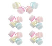 Healvian 20pcs Nail Cleaning Brush Short Plastic Fingernail Brushes for Cleaning Hands Feet and Toes Portable Mini Nail Pack