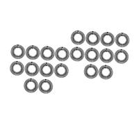 Healvian 20pcs Stretch Comb Headband Plastic Circle Full Circular Tooth Holder for Hair Combs Elastic Hair Headband