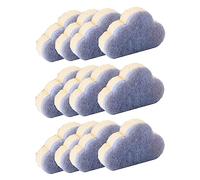 Healvian 24pcs Cloud Shape Dish Scrub Sponges for Kitchen Dishes Washing Non-Scratch Natural Sponge Creative Tableware Scrubber for Home Restaurant Use